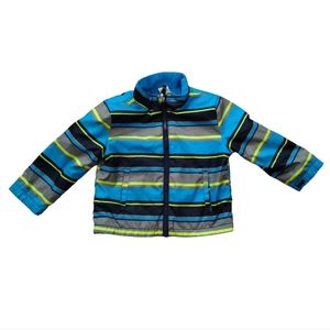 Healthtex Toddler Boy fleece lined Striped Multicolored Jacket size 2T